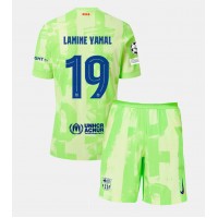 Maglie da calcio Barcelona Lamine Yamal #19 Terza Maglia Bambino 2024-25 Manica Corta (+ Pantaloni corti)